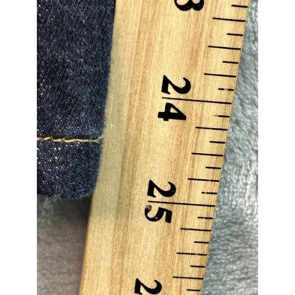 Lane Bryant Jean Slim Bootcut Y2K Genius Fit Stretch Women Plus Sz 14P Blue Dark
